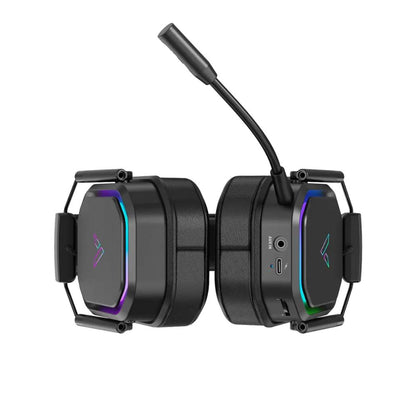 Rapoo VH850 Tri-Mode Wireless Gaming Headset | Bluetooth 5.3 | 2.4GHz Wireless | 3.5mm Wired | 50mm Graphene Drivers | RGB Lighting | Black