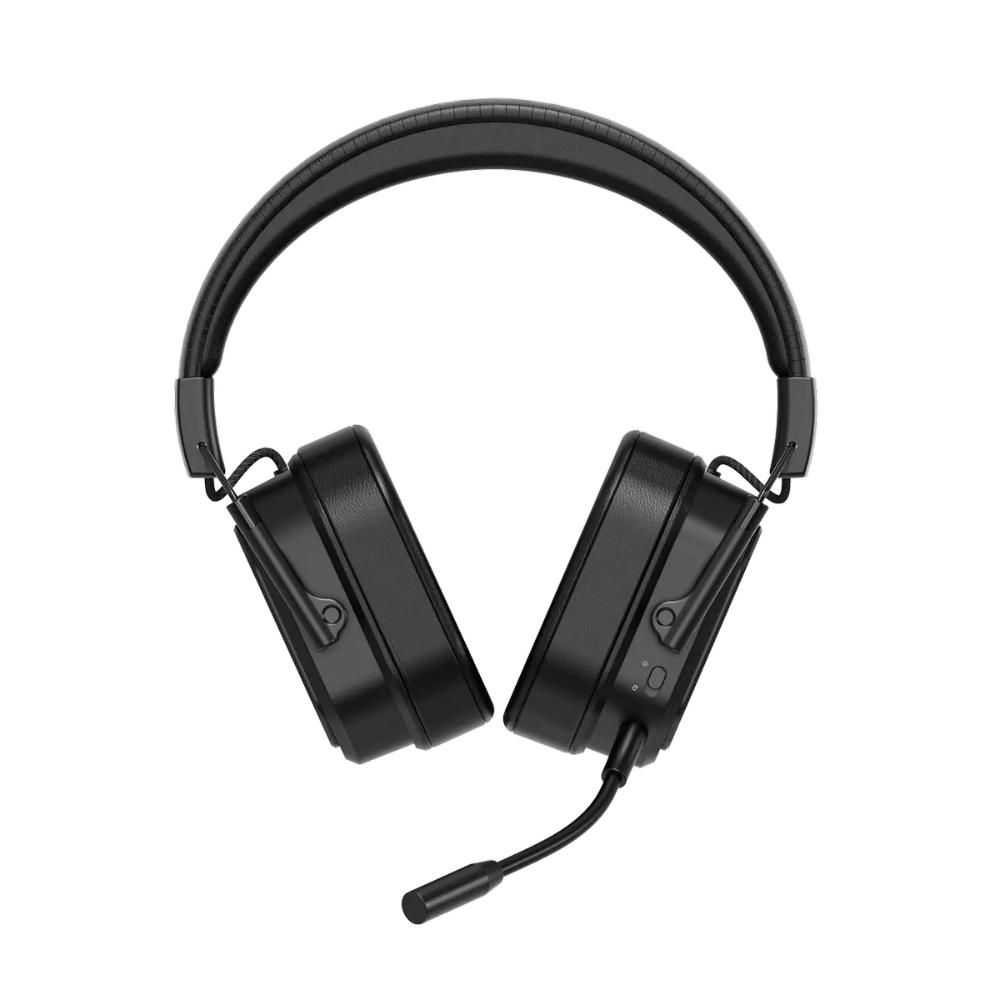 Rapoo VH850 Tri-Mode Wireless Gaming Headset | Bluetooth 5.3 | 2.4GHz Wireless | 3.5mm Wired | 50mm Graphene Drivers | RGB Lighting | Black