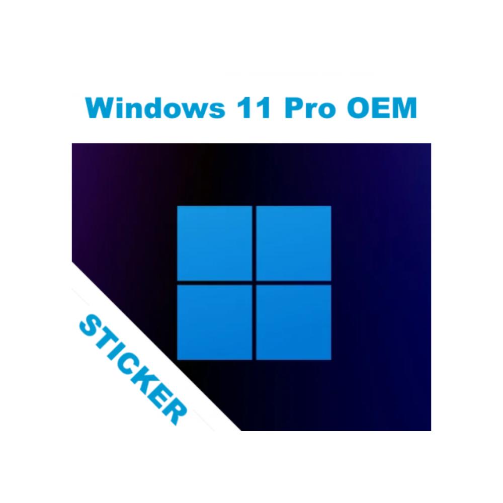 Microsoft Windows 11 Pro 64-bit OEM License | FQC-10528 | English | Lifetime OEM License Sticker