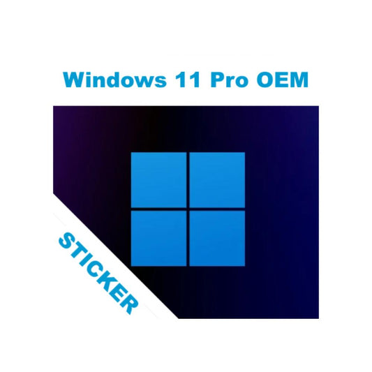 Microsoft Windows 11 Pro 64-bit OEM License | FQC-10528 | English | Lifetime OEM License Sticker