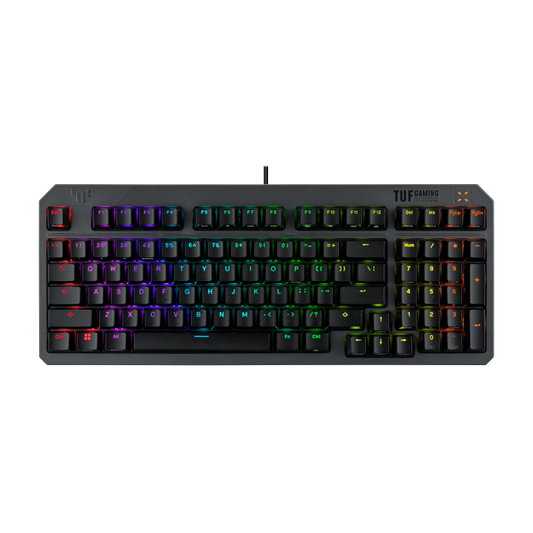 ASUS TUF Gaming K3 Gen II | 97-Key Optical-Mechanical RGB Keyboard | IP57 Waterproof | Silicone-Gasket Mount | Aura Sync