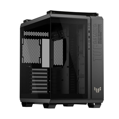 ASUS TUF Gaming GT502 Horizon Panoramic | Dual-Chamber Mid-Tower Case | Tempered Glass, Vertical GPU Support, and Extensive Cooling Options