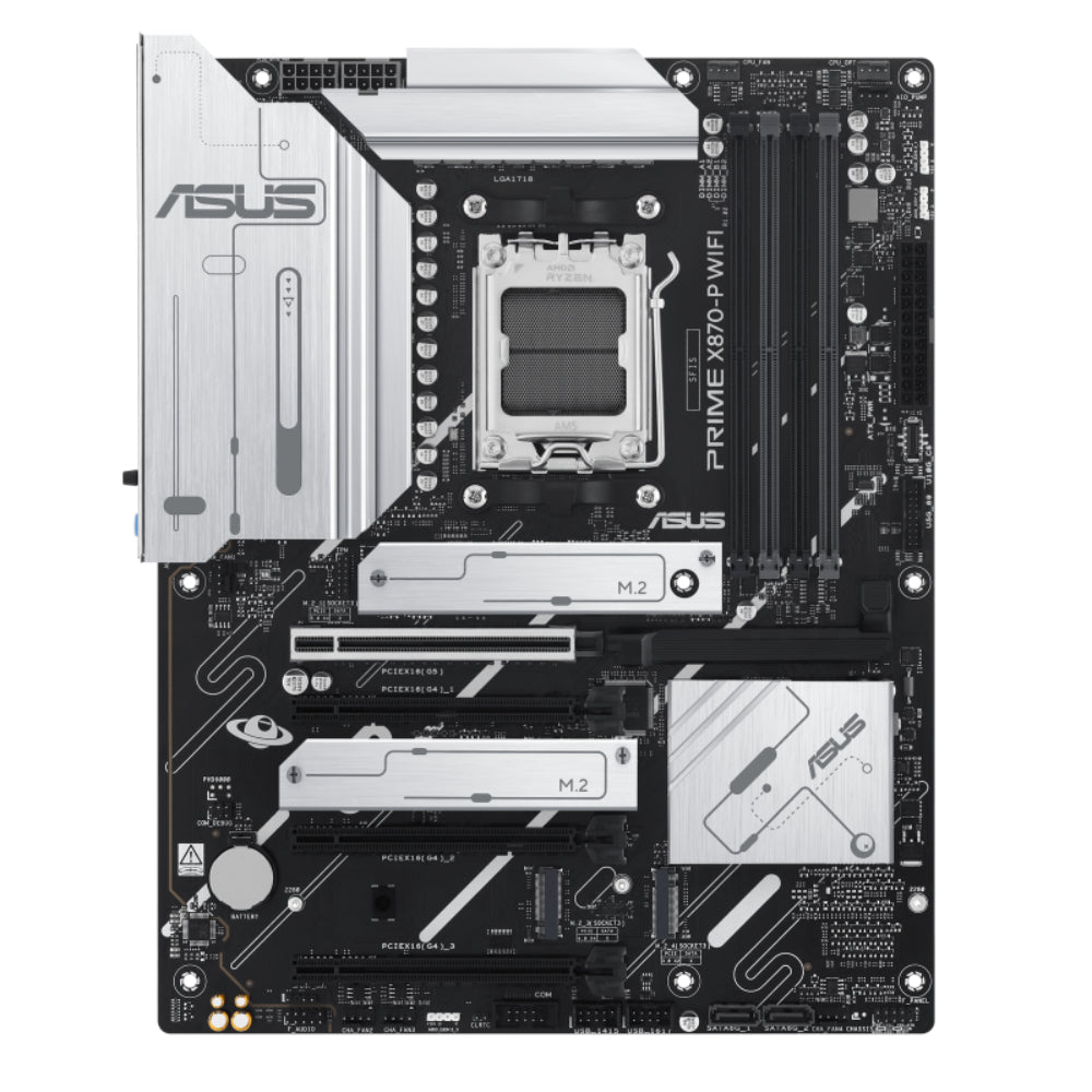 ASUS PRIME X870-P WIFI-CSM Motherboard | Next-Gen AM5 Powerhouse with Wi-Fi 7 and PCIe 5.0