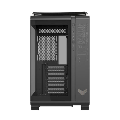 ASUS TUF Gaming GT502 Horizon Panoramic | Dual-Chamber Mid-Tower Case | Tempered Glass, Vertical GPU Support, and Extensive Cooling Options
