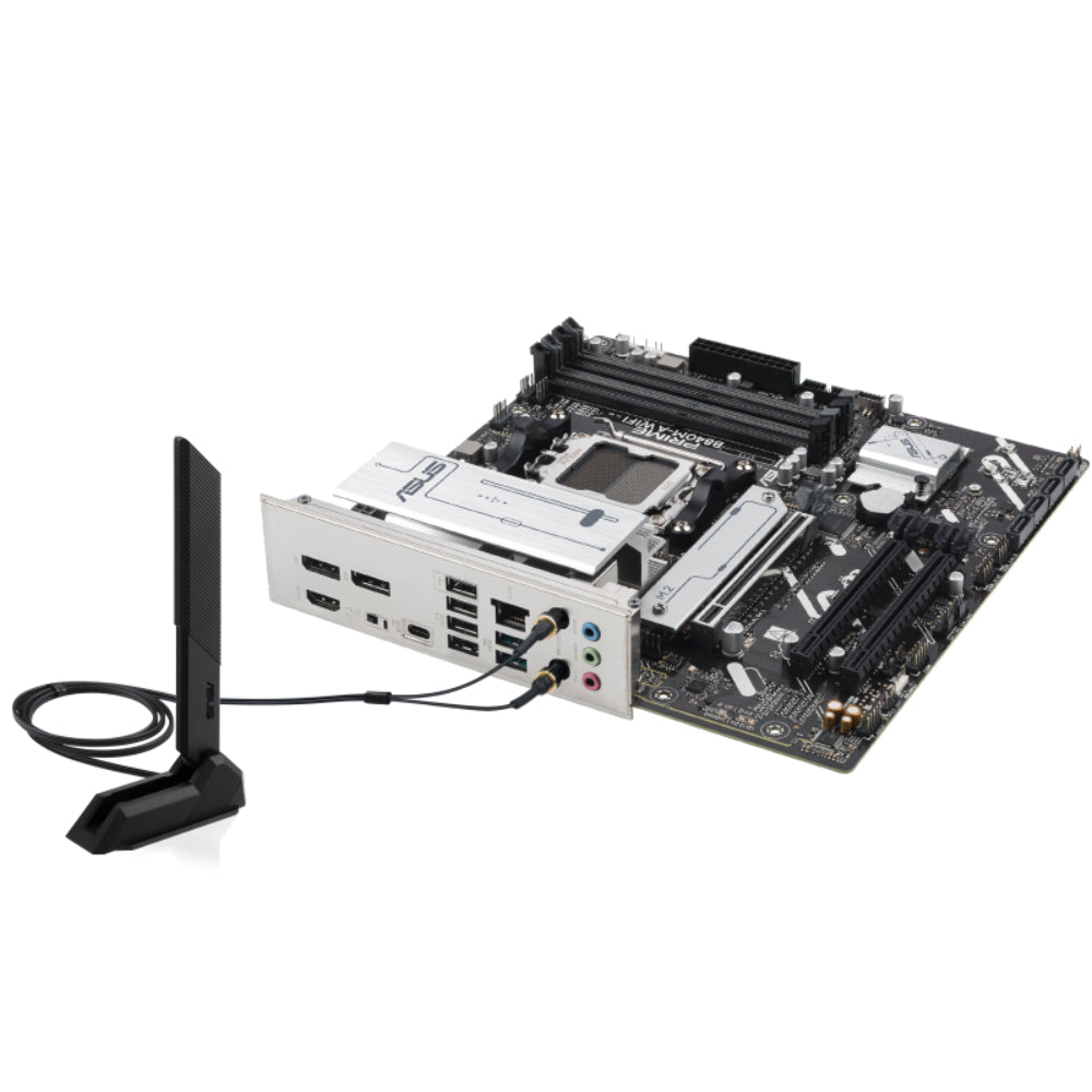 ASUS PRIME B840M-A D5 WIFI-CSM Motherboard | Compact AM5 Platform with DDR5 | Wi-Fi 6E PCIe 4.0
