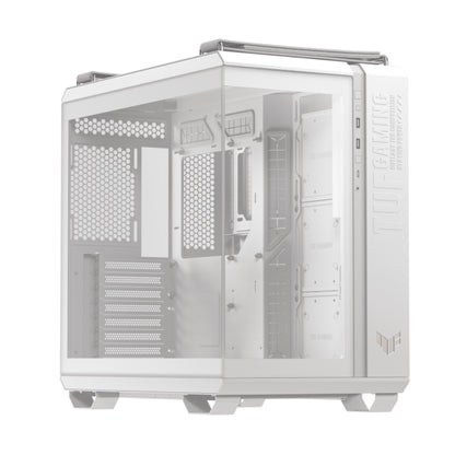 ASUS TUF Gaming GT502 Horizon Panoramic | Dual-Chamber Mid-Tower Case | Tempered Glass, Vertical GPU Support, and Extensive Cooling Options