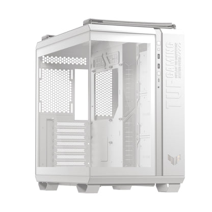 ASUS TUF Gaming GT502 Horizon Panoramic | Dual-Chamber Mid-Tower Case | Tempered Glass, Vertical GPU Support, and Extensive Cooling Options