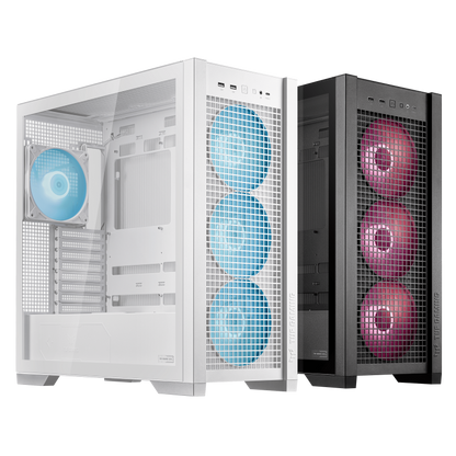 ASUS TUF GAMING GT302 ARGB | Mid Tower Case | E-ATX Support | Tempered Glass | ARGB Fans | USB 3.2 Type-C
