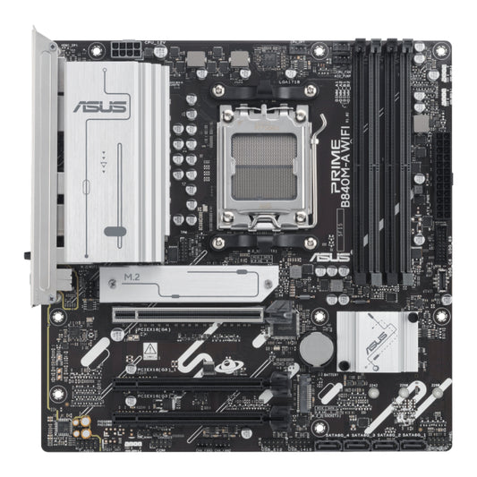 ASUS PRIME B840M-A D5 WIFI-CSM Motherboard | Compact AM5 Platform with DDR5 | Wi-Fi 6E PCIe 4.0