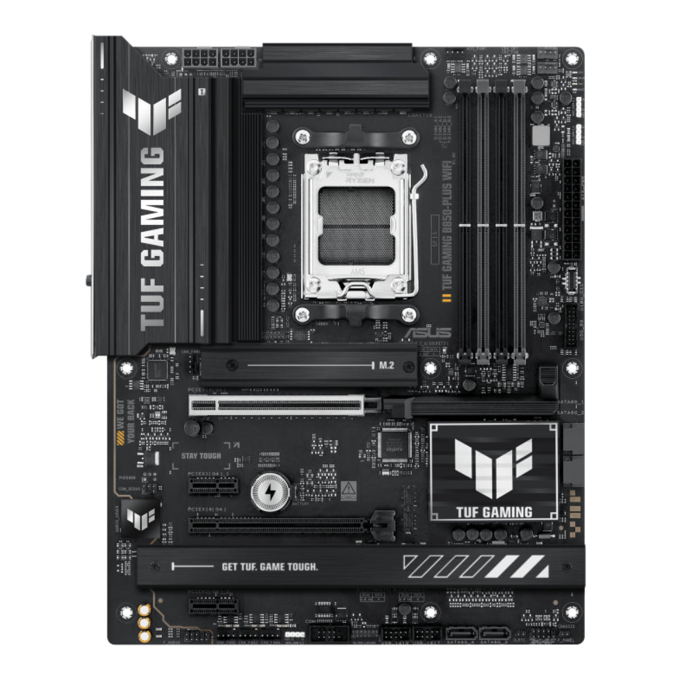 ASUS TUF GAMING B860-PLUS WIFI | Intel® B860 ATX Motherboard | LGA 1851 | DDR5 Support | PCIe 5.0 | Wi-Fi 7 | Military-Grade Durability