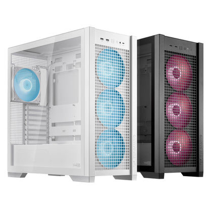 ASUS TUF GAMING GT302 ARGB | Mid Tower Case | E-ATX Support | Tempered Glass | ARGB Fans | USB 3.2 Type-C