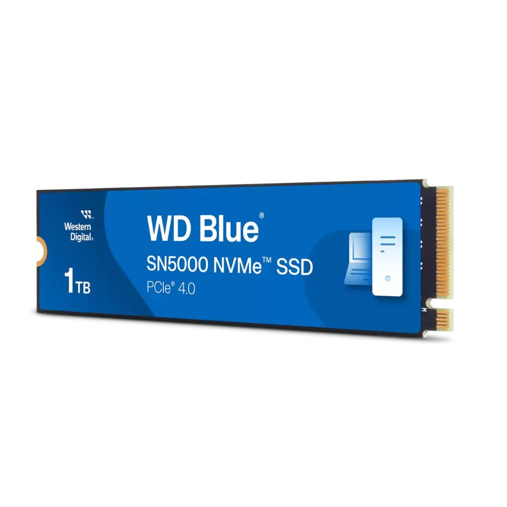 WD Blue SN5000 NVMe SSD | PCIe Gen4 x4, Up to 5,150MB/s, M.2 2280 | 500GB - 4TB