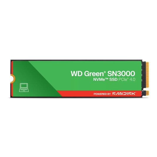 WD Green SN3000 NVMe SSD | PCIe Gen4 x4, 5000MB/s Read | 500GB - 2TB