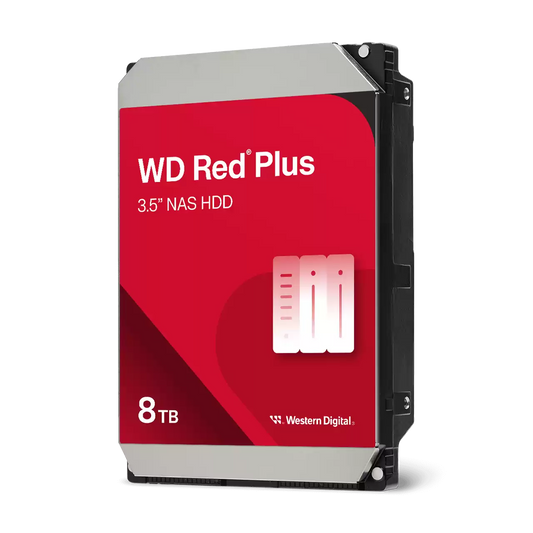 WD Red Plus | Internal NAS HDD 3.5" | Optimized for NAS Systems | 8TB