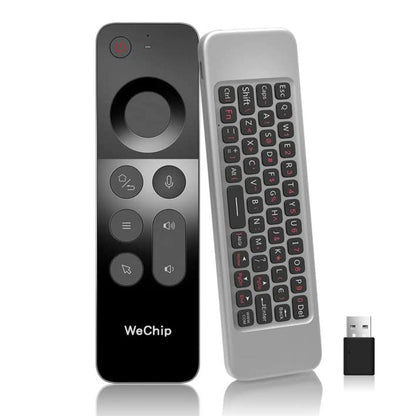 Wechip W3 Air Mouse Remote | 2.4GHz Motion Sensing Wireless Keyboard with IR Learning for Smart TV & Android TV Box