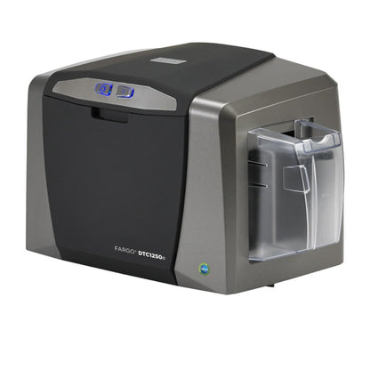 HID FARGO DTC1250e | ID Card Printer & Encoder, Single/Dual-Side, 300 dpi, Fast Printing