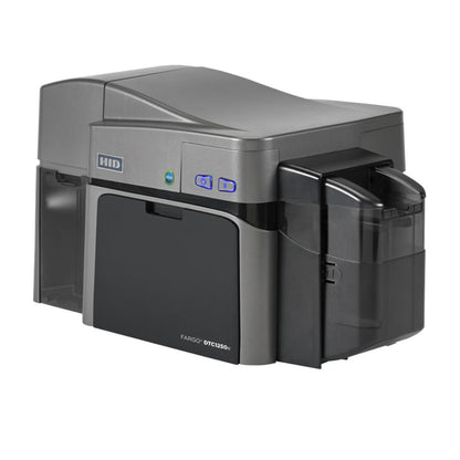 HID FARGO DTC1250e | ID Card Printer & Encoder, Single/Dual-Side, 300 dpi, Fast Printing