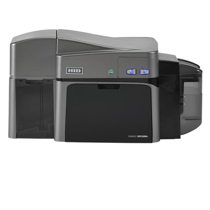 HID FARGO DTC1250e | ID Card Printer & Encoder, Single/Dual-Side, 300 dpi, Fast Printing