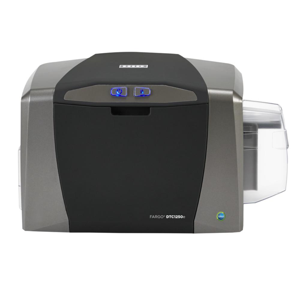 HID FARGO DTC1250e | ID Card Printer & Encoder, Single/Dual-Side, 300 dpi, Fast Printing