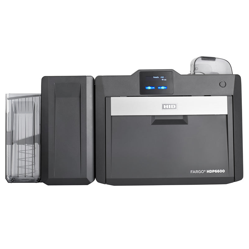 HID FARGO HDP6600 | 600 dpi Retransfer Card Printer & Encoder | High-Speed, Dual-Side Printing, iON™ Technology | Wasteless Lamination
