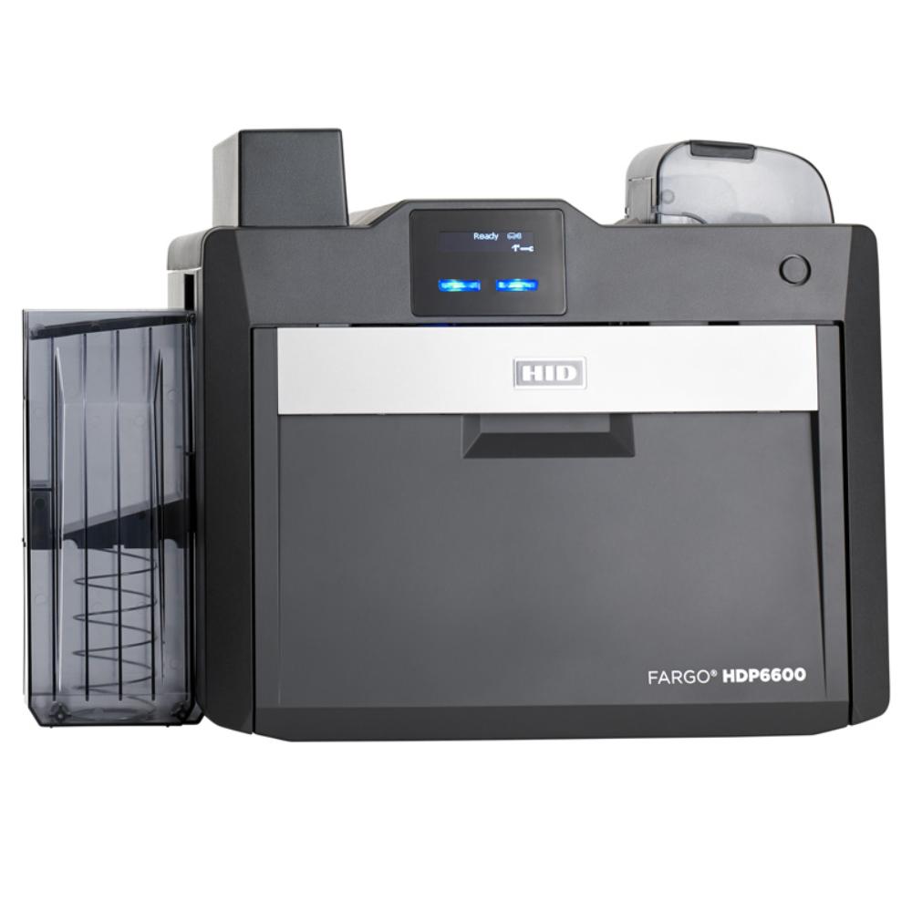 HID FARGO HDP6600 | 600 dpi Retransfer Card Printer & Encoder | High-Speed, Dual-Side Printing, iON™ Technology | Wasteless Lamination