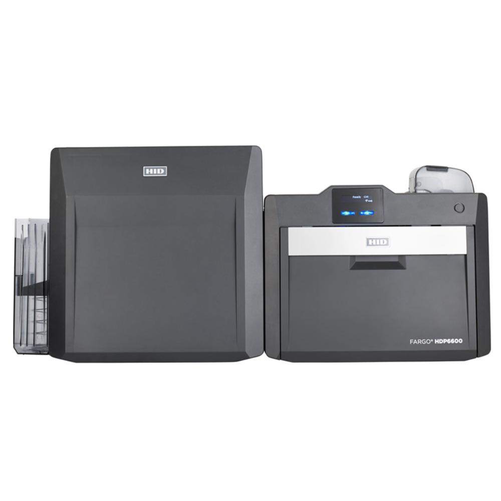 HID FARGO HDP6600 | 600 dpi Retransfer Card Printer & Encoder | High-Speed, Dual-Side Printing, iON™ Technology | Wasteless Lamination