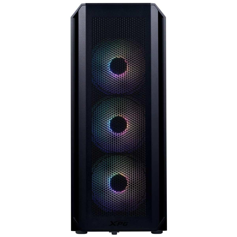 XPG VALOR AIR Plus Mid-Tower Gaming Case Black | ATX Support, 4x ARGB Fans, Tempered Glass Panel