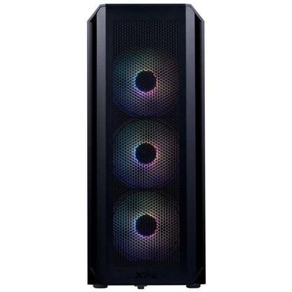 XPG VALOR AIR Plus Mid-Tower Gaming Case Black | ATX Support, 4x ARGB Fans, Tempered Glass Panel