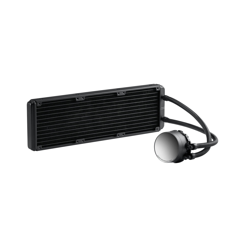 XPG LEVANTE X 360 Liquid CPU Cooler|360mm AIO|Asetek 7th Gen|Infinity Mirror ARGB|Intel/AMD Compatible|Black