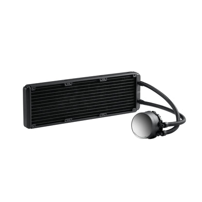 XPG LEVANTE X 360 Liquid CPU Cooler|360mm AIO|Asetek 7th Gen|Infinity Mirror ARGB|Intel/AMD Compatible|Black