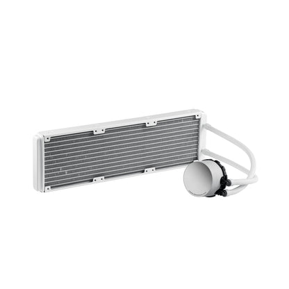 XPG LEVANTE X 360 Liquid CPU Cooler|360mm AIO|Asetek 7th Gen|Infinity Mirror ARGB|Intel/AMD Compatible|Black