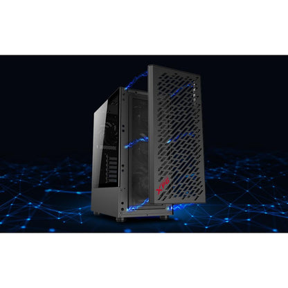 XPG VALOR AIR Plus Mid-Tower Gaming Case Black | ATX Support, 4x ARGB Fans, Tempered Glass Panel