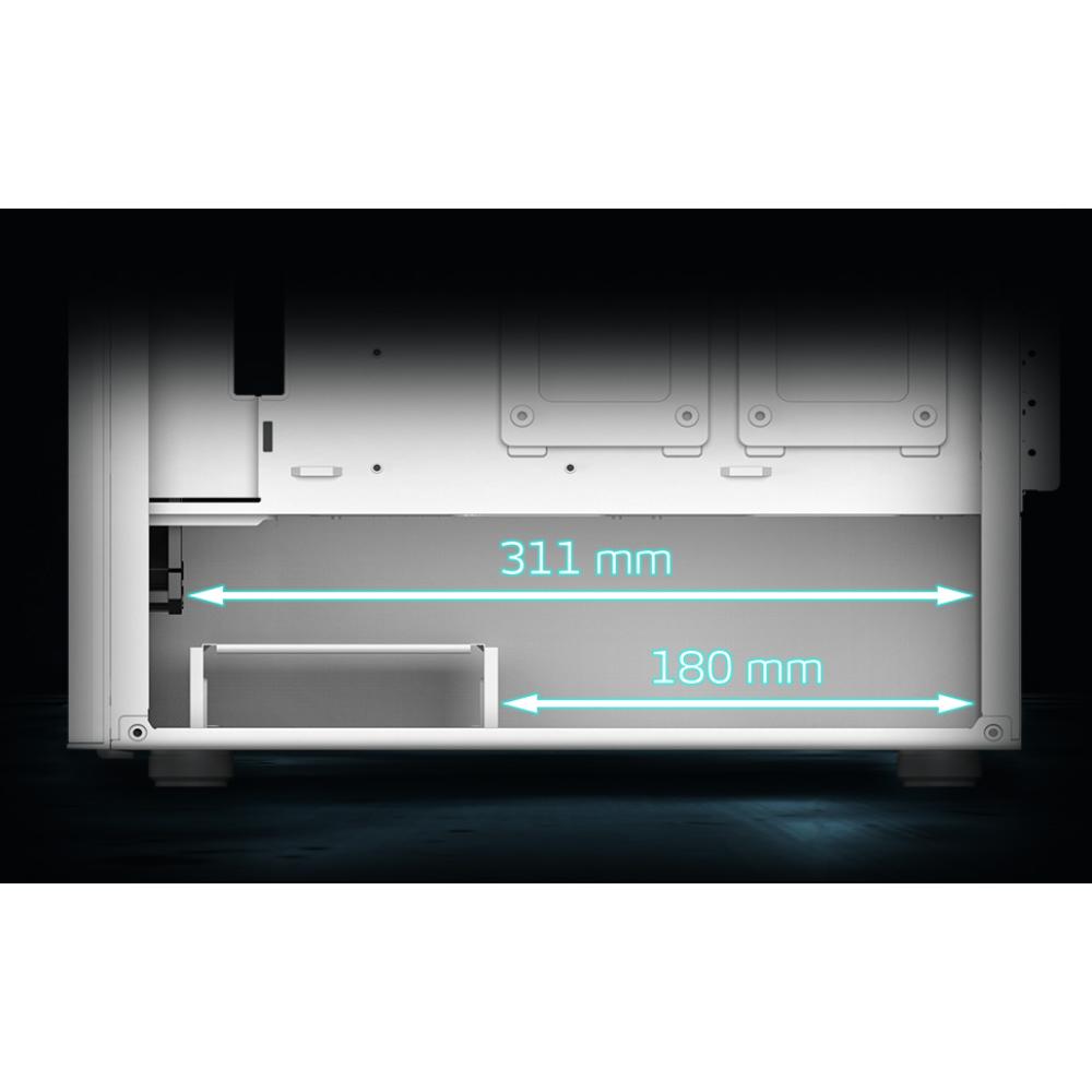 XPG VALOR AIR Plus Mid-Tower Gaming Case Black | ATX Support, 4x ARGB Fans, Tempered Glass Panel