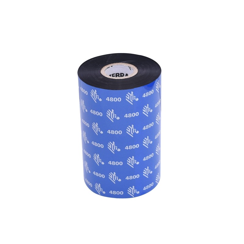 Zebra 4800 Performance Resin 110mm x 450m Ribbon (04800BK11045)