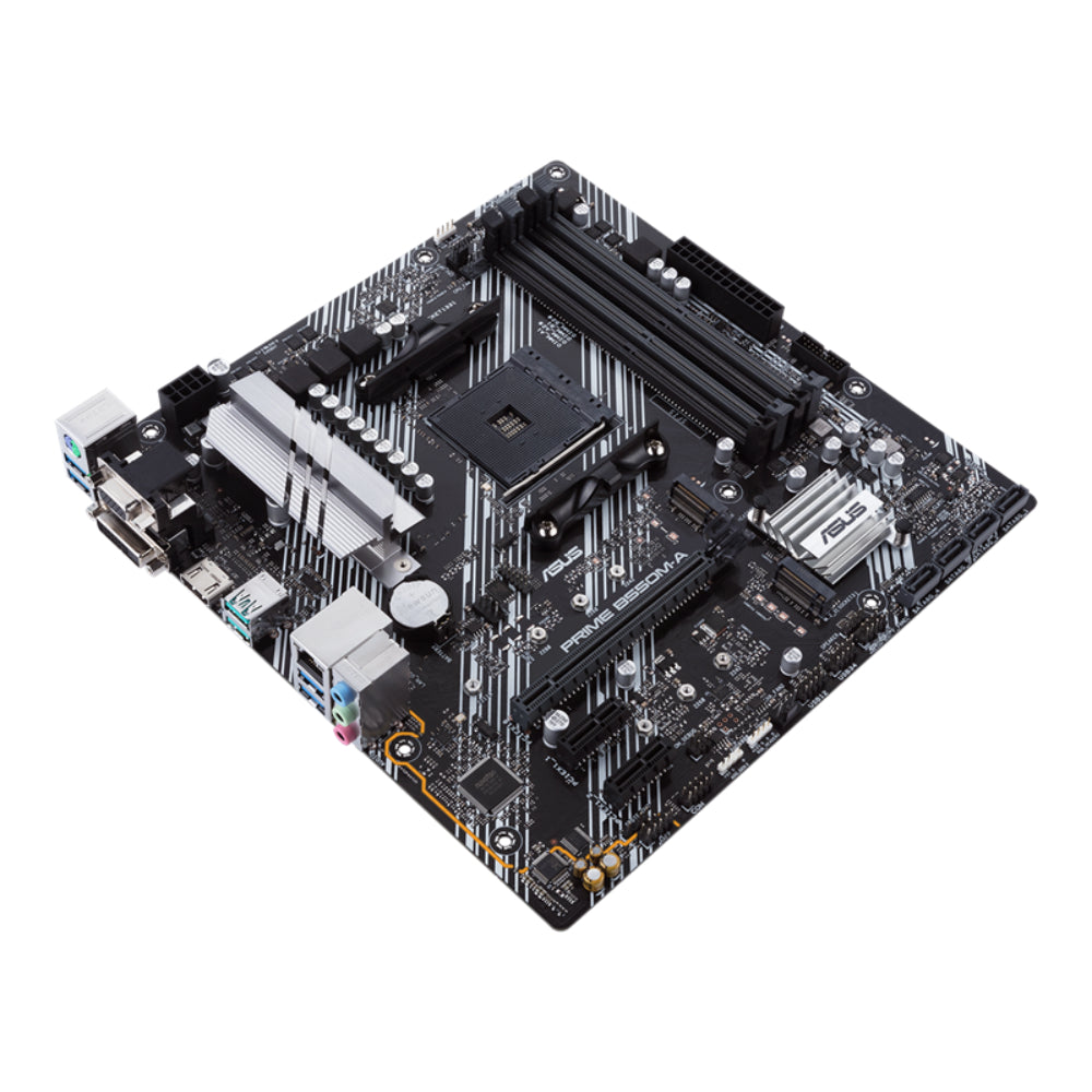 ASUS PRIME B550M-A D4 Micro-ATX Motherboard | Stable Power Meets AMD Ryzen Performance