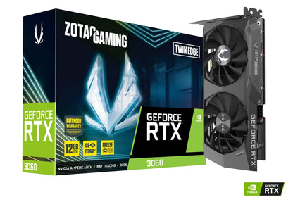 ZOTAC GAMING | GeForce RTX 3060 Twin Edge 12GB GDDR6 | Graphics Card (ZT-A30600E-10M)