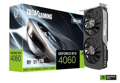 ZOTAC GAMING | GeForce RTX 4060 8GB Twin Edge | Graphics Card (ZT-D40600E-10M)